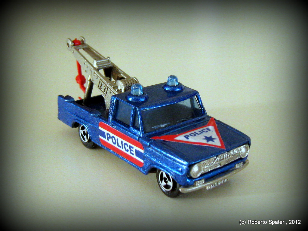 Majorette Dodge Depanneuse Tow Truck Wrecked (n.212)